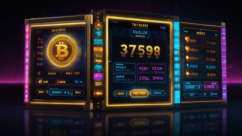 Casino withdrawal methods shown on a glowing comparison board